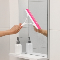 Водосгон силиконовый Доляна &laquo;Помощник&raquo;, 25&times;21 см, цвет МИКС