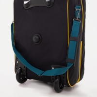 Чемодан детский 32 л (S), Sacvoyage, отдел на молнии, цвет оранжевый/чёрный