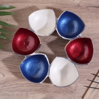 Менажница "Триколор" алюминий 29х29х3,5 см