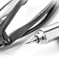 Ручка шариковая Construction, мультиинструмент, серебристая