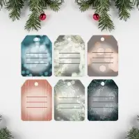 Набор из 6 шильдиков на подарки &laquo;Тепла и волшебства&raquo;, 16 х 24 см, 6 шт