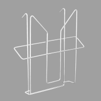 Карман А4 на металлическую перфорированную панель, 3,3&times;23&times;22,6 см, цвет серый