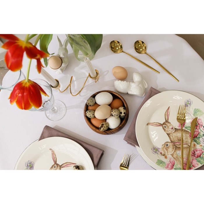 Подставка для яиц Доляна &laquo;Зайка&raquo;, 11&times;6&times;8 см