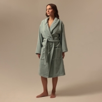 Халат махровый женский SL HOME: Basic "Аззура", размер L, 100% хлопок, 420 г/м2 Халат махровый женский SL HOME: Basic "Аззура", размер L, 100% хлопок, 420 г/м2