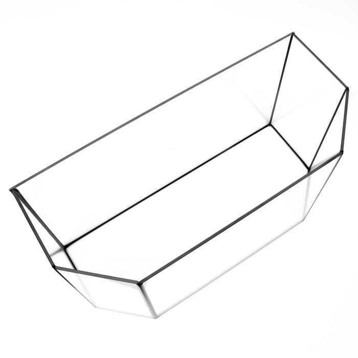 Аквариум "Панорамный" без крышки, 70 литров, 68 х 29 х 37 см