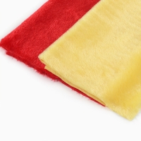 Лоскут для рукоделия мех искусственный, набор 2 вида 40х40 см, красный, жёлтый Лоскут для рукоделия мех искусственный, набор 2 вида 40х40 см, красный, жёлтый