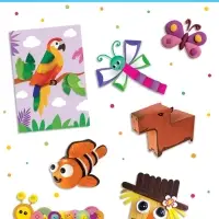 Набор для творчества, 5 книг, пластилин, ножницы