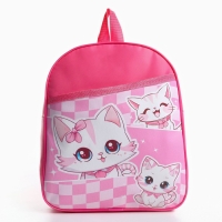Рюкзак детский для девочки «Аниме котик», 24х28х8,5 см Рюкзак детский для девочки «Аниме котик», 24х28х8,5 см