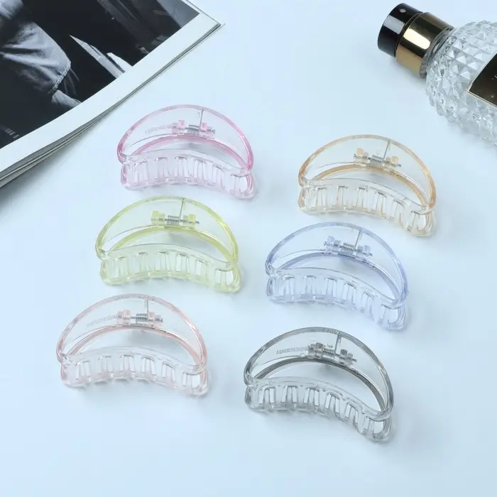 Крабик для волос &laquo;Бриджит&raquo;, дуга, 7 см, МИКС