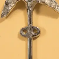 Крючок настенный "Рыба" 9х6,5х28 см, алюминий