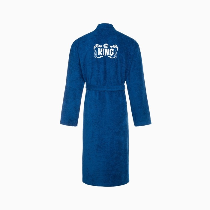 Халат махровый мужск. Халат махровый мужск."King" р-р 56-58, синий