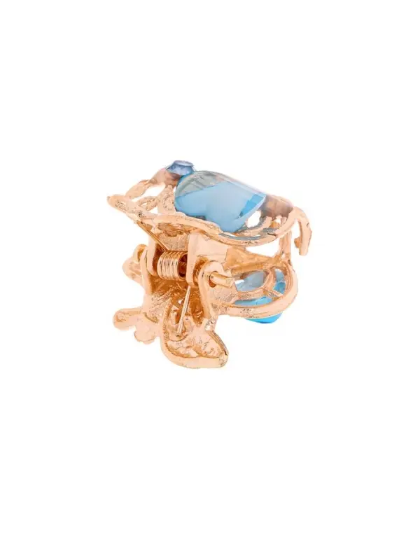 Крабик для волос &laquo;Арфея&raquo;, яблочко, 2.3 см, золото МИКС