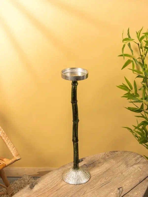 Подсвечник "Жонглёр" алюминий 16х16х62 см