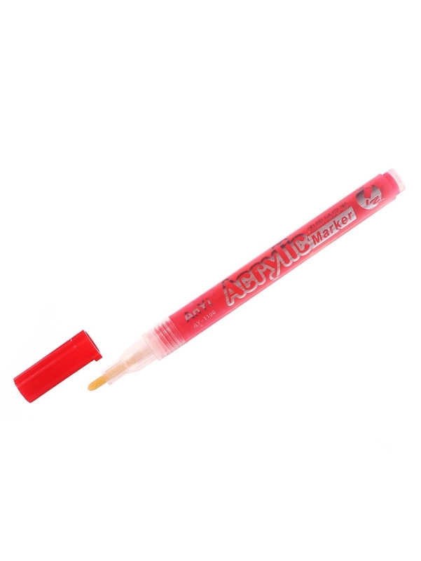 Набор акриловых маркеров 24 штук, пулевидный наконечник 2мм, толщина линии от 1мм