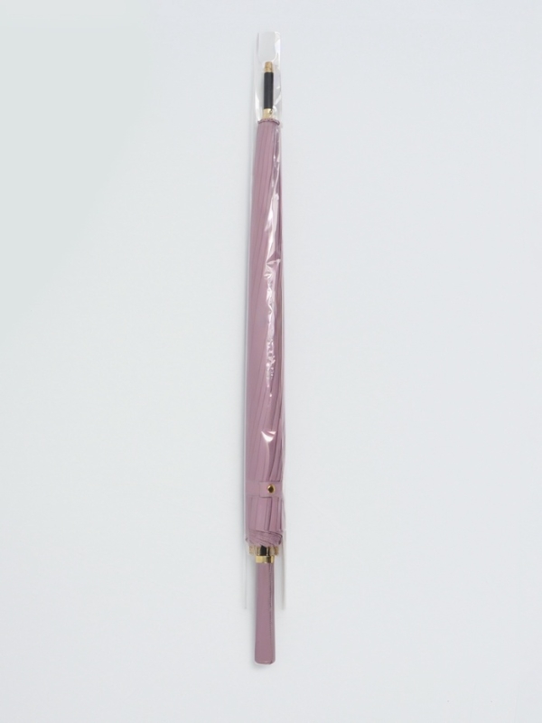 Зонт полуавтоматический &laquo;Однотон&raquo;, 16 спиц, R = 51/60 см, D = 120 см, цвет розовый