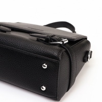 Сумка женская, 22*11*17, отд на молнии, длин ремень, черный Сумка женская, 22*11*17, отд на молнии, длин ремень, черный