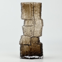 Ваза для цветов &laquo;Маунтин браун&raquo; из коричневого стекла 30&times;13&times;13 см