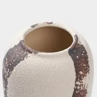 Ваза настольная керамика "Мелхор" 23х13 см, белый