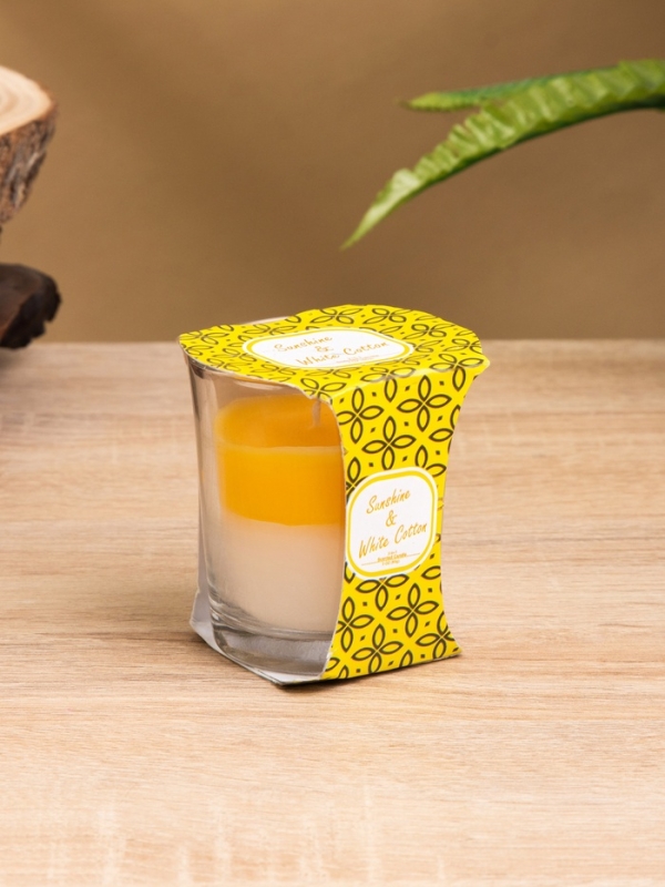 Свеча ароматическая "Candle" 100 гр, сияние+хлопок