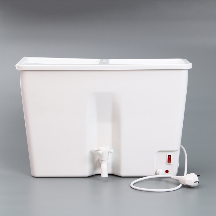 Умывальник садовый, 17 л, с водонагревателем (20-60 ˚С), с регулировкой температуры, пластик Умывальник садовый, 17 л, с водонагревателем (20-60 ˚С), с регулировкой температуры, пластик