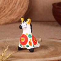 Дымковская игрушка &laquo;Свистулька Лошадка&raquo; 8&times;9&times;4 см, микс