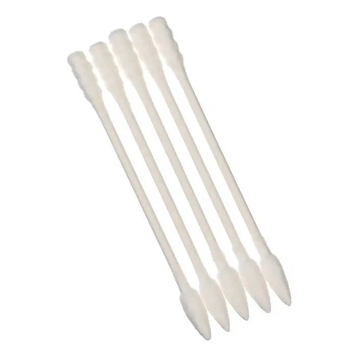 Ватные палочки 10 шт., индивидуальная упаковка, наконечник - спираль, острый, хлопок/бумага