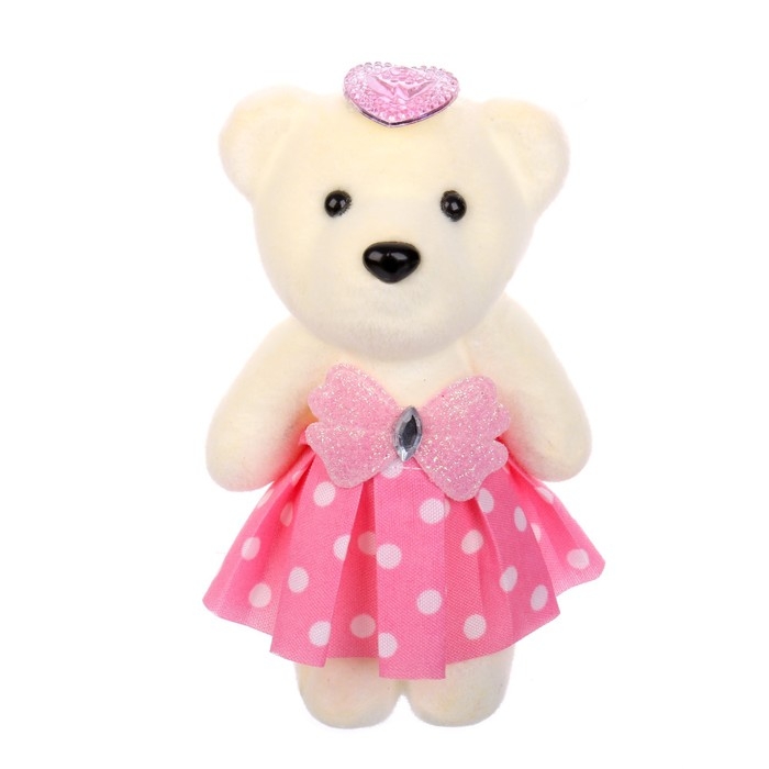 Игрушка из пенопласта &laquo;Мишка с бабочкой&raquo;, цвета МИКС