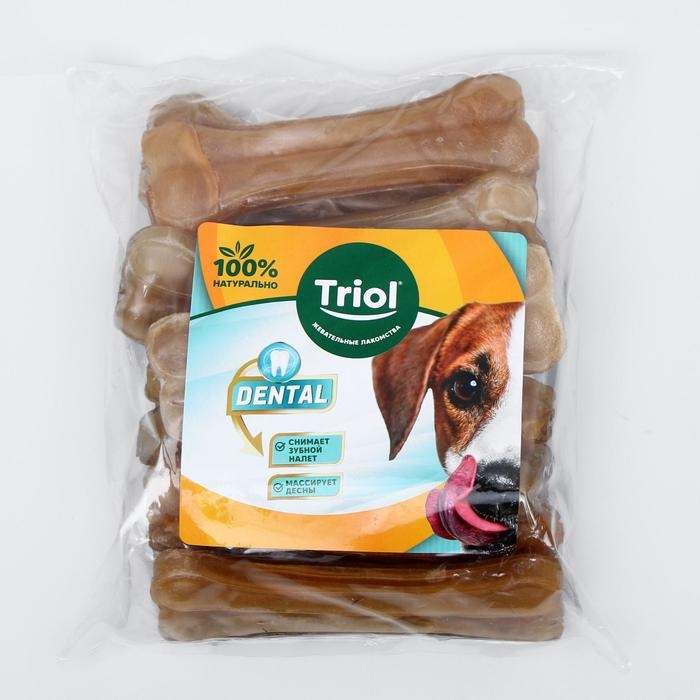 Кость из жил DENTAL, для собак, 12.5 см, 50-55 г, 10 шт. Кость из жил DENTAL, для собак, 12.5 см, 50-55 г, 10 шт.