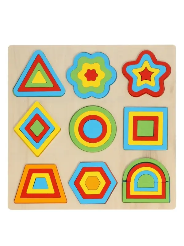 Сортер для малышей деревянный