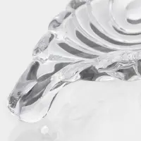 Блюдо для подачи "Лист" 13,5х7,2х3,5, прозрачная