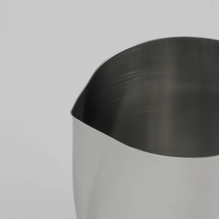 Молочник-Питчер из нержавеющей стали Доляна &laquo;Индия&raquo;, 650 мл, h=10,3 см