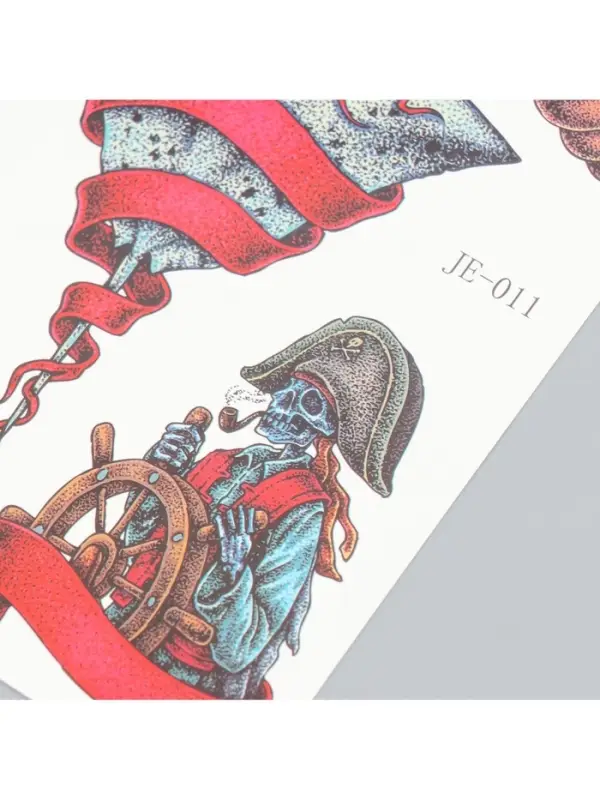 Переводные тату на тело цветные &laquo;Морские истории&raquo;, 21&times;14.8 см