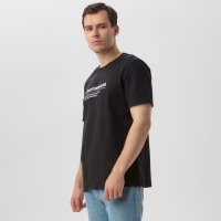 Футболка мужская KAFTAN Снегопадла, черный, размер 3XL