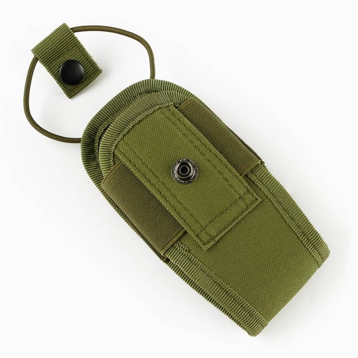 Подсумок тактический под рацию Baofeng, 6.5&times;5&times;15 см, на пояс и бронежилет, MOLLE, олива