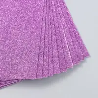 Фоамиран глиттерный 2 мм 20х30 см, сиреневый