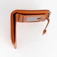 Кошелёк женский на кнопке, цвет рыжий Кошелёк женский на кнопке, цвет рыжий