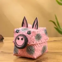 Корзинка &laquo;Поросёнок&raquo;, 8&times;8&times;13 см, бамбук