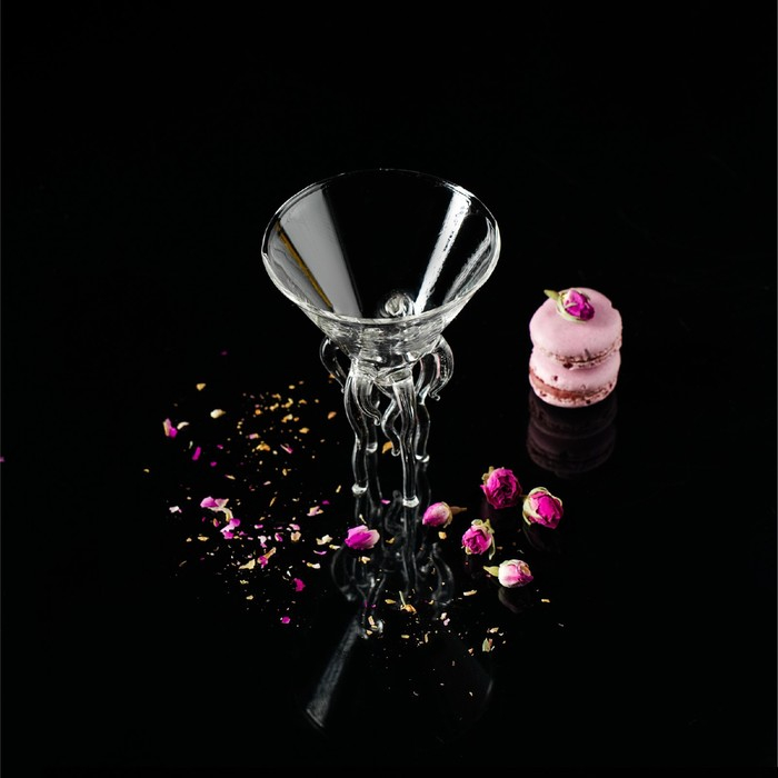 Бокал для мартини стеклянный Magistro &laquo;Медуза&raquo;, 180 мл, 9&times;12,5 см