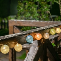 Садовая гирлянда на солнечной батарее «Клубки» Uniel, IP44, 1,8 м, теплый белый Садовая гирлянда на солнечной батарее «Клубки» Uniel, IP44, 1,8 м, теплый белый