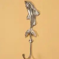 Крючок настенный "Рыба" 9х6,5х28 см, алюминий