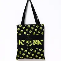 Сумка текстильная ICONIK, 31&times;1&times;40.5 см, отдел без молнии, без подклада, черная