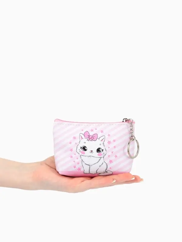 Кошелек дет 13-01-01 Июнь2512, 10,5*2,5*8 см, отд на молнии, микс