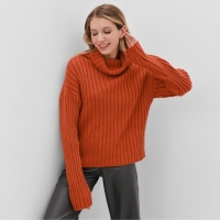 Джемпер женский MINAKU: Casual Collection цвет терракот, р-р 48 Джемпер женский MINAKU: Casual Collection цвет терракот, р-р 48