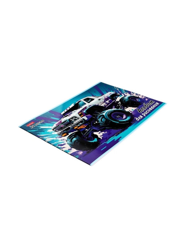 Альбом д/рис А4 24л на скобе Hatber "Ассорти. Выпуск №4", обл мел карт, офсет, 5В МИКС