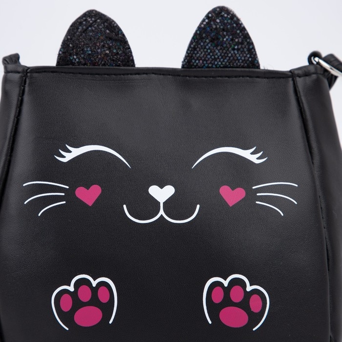 Сумка детская для девочки &laquo;чёрный котик&raquo;