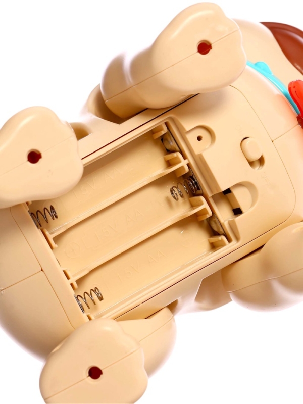 Интерактивная игрушка "Щенок Барри" звуковые и световые эффекты, ходит, выпускает пар