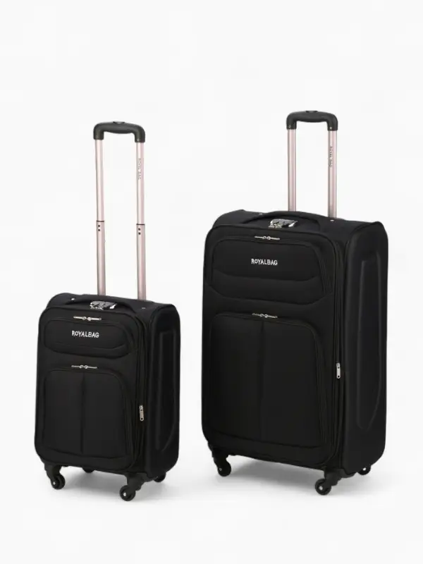 Чемодан 28", Текст, 47*29*77, отд на молнии, 2 нар/карм, увелич, код замок, 4 колеса, черный   10872