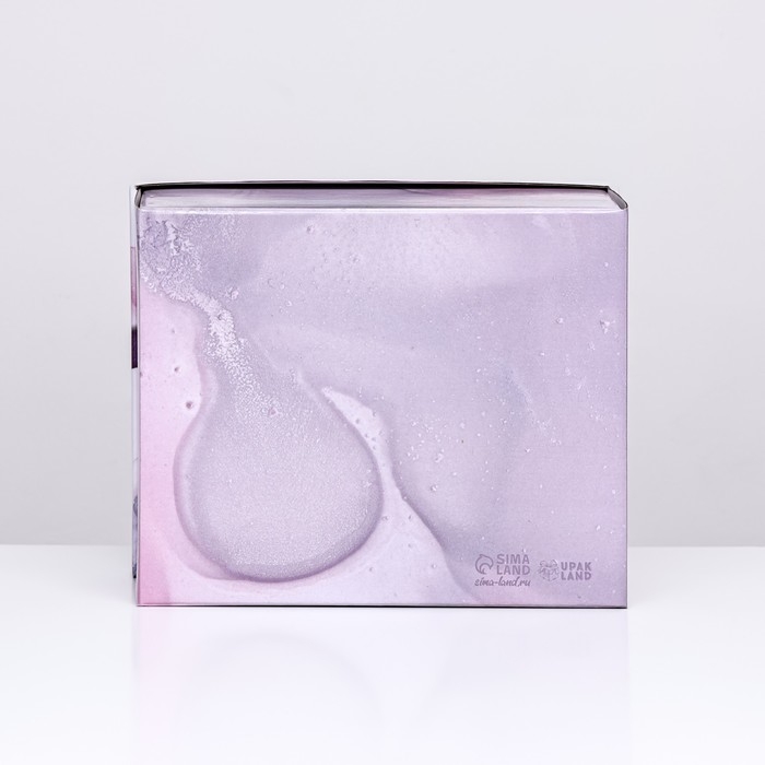 Складная коробка Складная коробка "Бант", фиолетовый 31,2 х 25,6 х 16,1 см