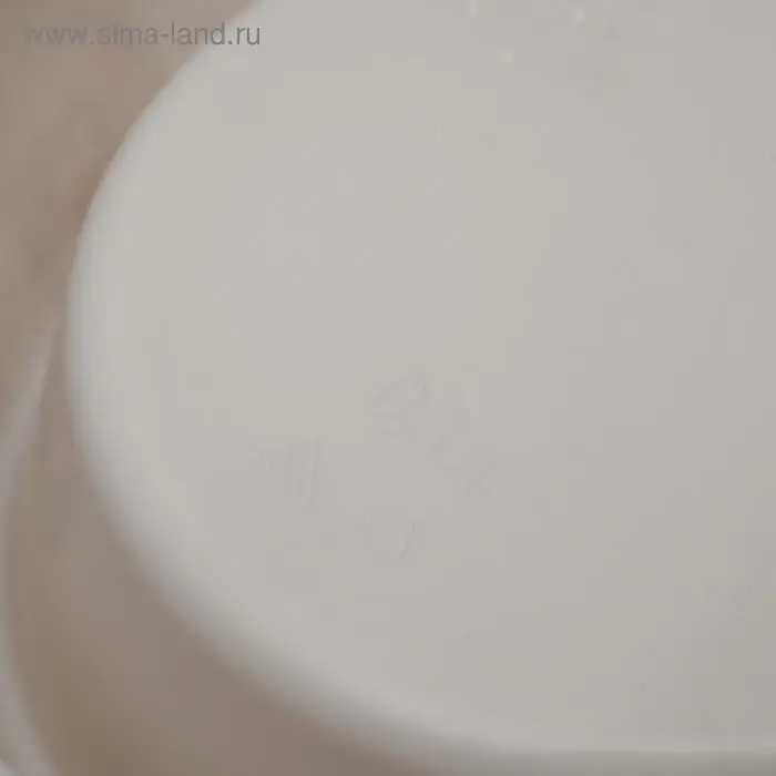 Миска "Мур-мяу" для кошек 0,3 л, 14,5 x 14,5 x 4 см, светло-бежевый