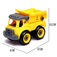 Конструктор винтовой &laquo;Самосвал&raquo;, с отвёрткой, 22 детали